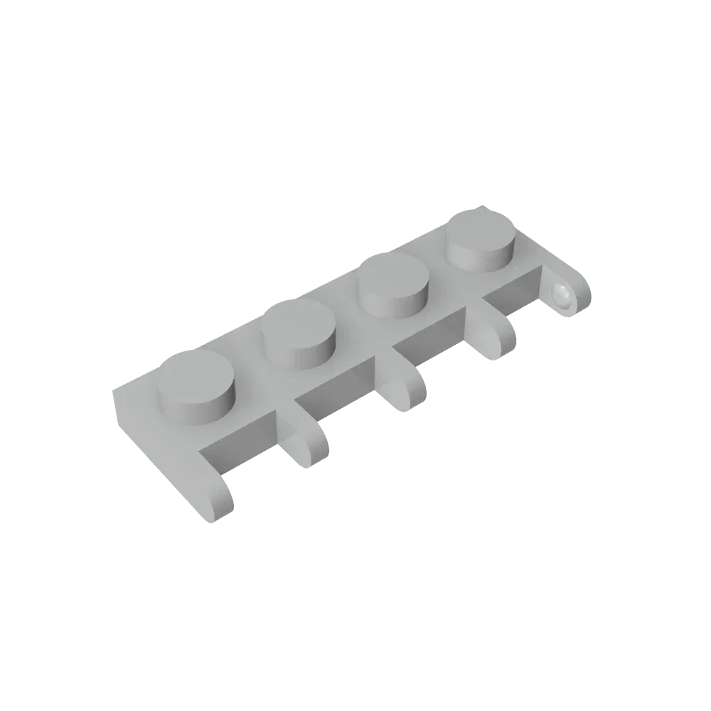 Color: Wood - Gobricks GDS-M348 Hinge Vehicle Roof Holder 1 x 4 compatible with lego 4315 Assembles Building Blocks children's toys