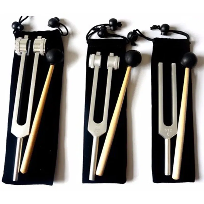 Color: Yellow - 128Hz 256Hz 512Hz 1024Hz 2048Hz 4096Hz Nervous System Testing Medical Neurological Tuning Fork Sets for Sound Healing Therapy