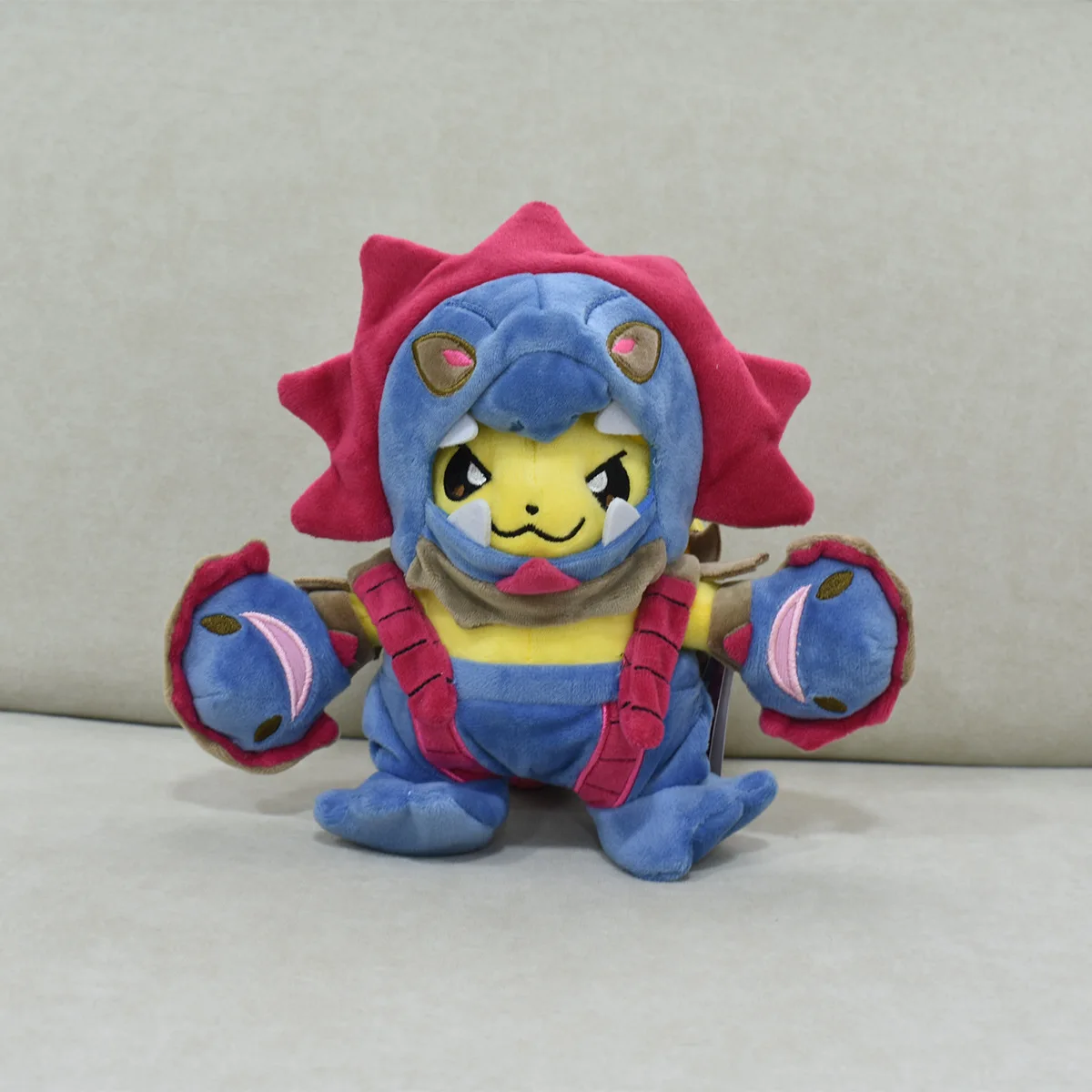 Color: Pink - Pokemon Pikachu Cosplay Toys Charizard Snorlax Garchomp Tyranitar Hydreigon Anime Stuffed Plush Cartoon Peluche Dolls