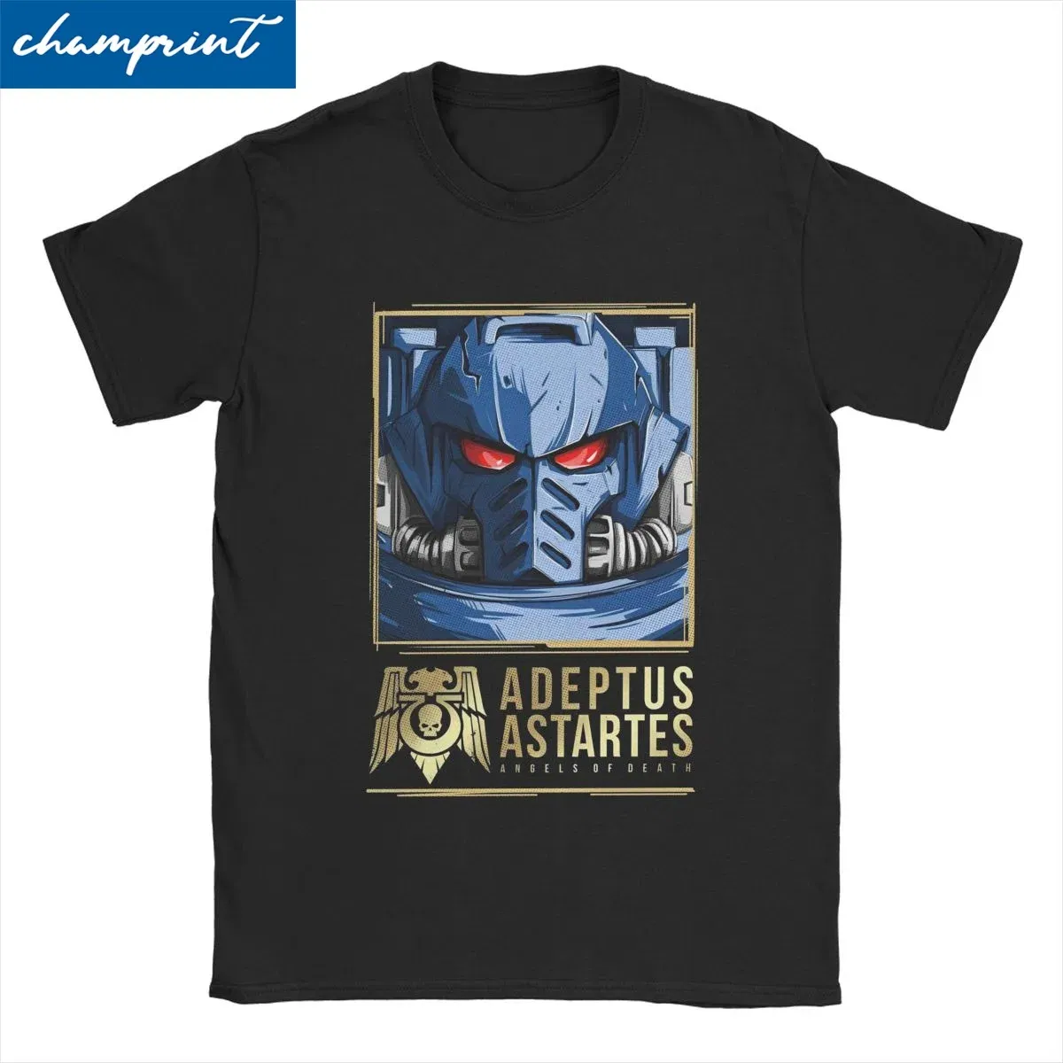 Color: Red, Size: S - Awesome Adeptus Astartes T-Shirt Men Women's O Neck Pure Cotton T Shirts W-Warhammer 40k Short Sleeve Tee Shirt 6XL Tops