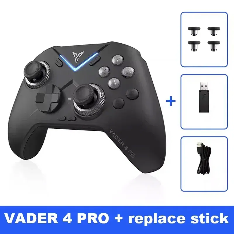 Color: black, Ships From: CHINA - New! Flydigi Vader 4 Pro Game Handle Athletic Elite Wireless Gamepads Gaming Controllers With Hall Rocker For PC/NS/Mobile/TV