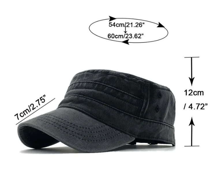 Color: Blue - Delysia King   Classic men's flat hat casual cap summer sun hat