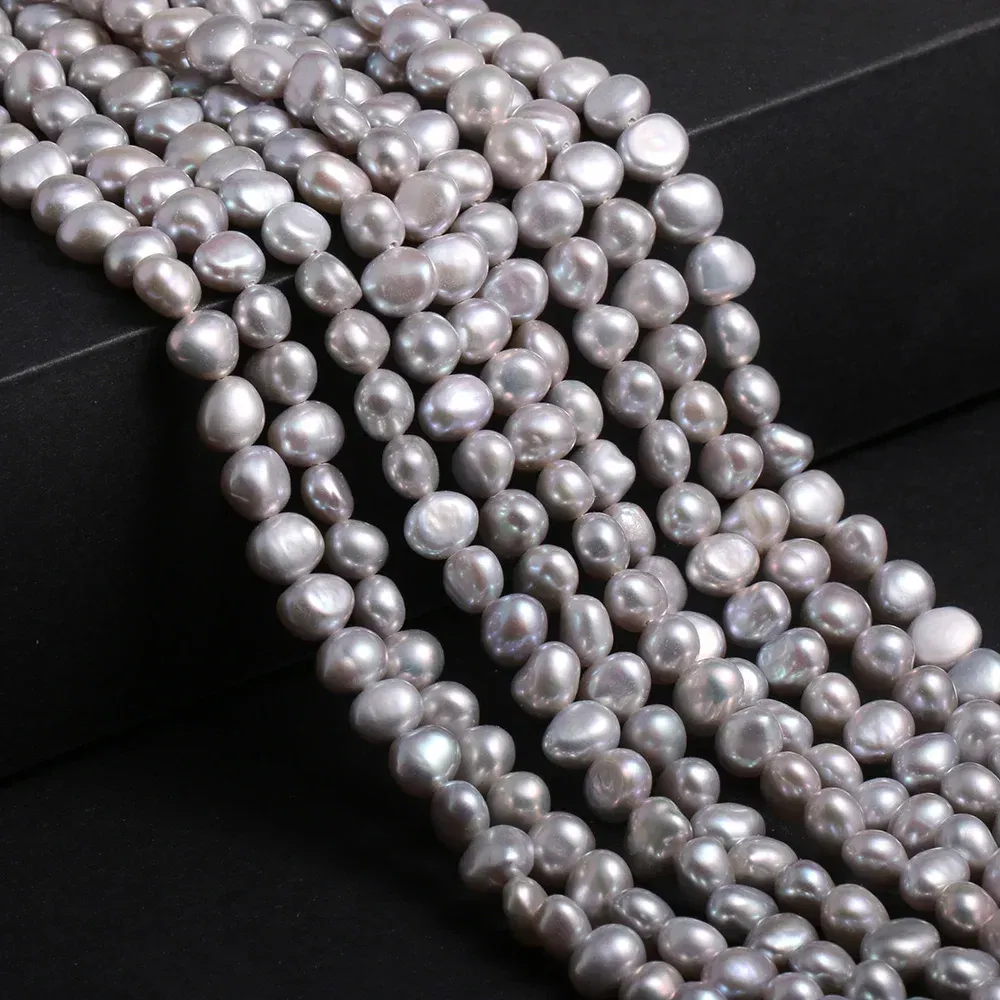 Color: NUDE, Item Diameter: 15mm - Natural Freshwater Pearl Baroque White pink Irregular Beads for Jewelry Making DIY Earrings Bracelet Necklace Accessories
