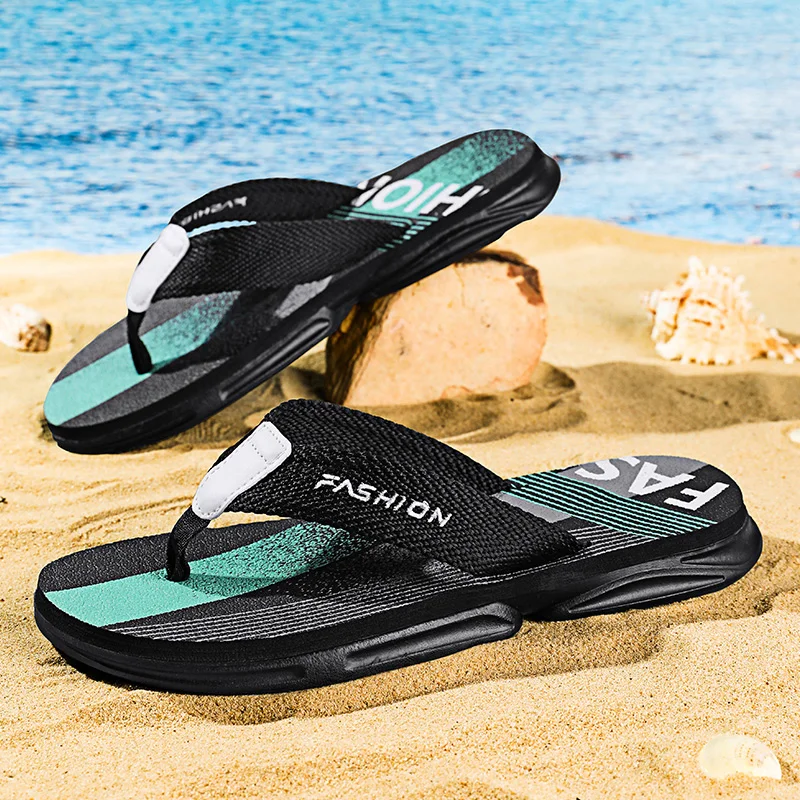 Color: ROYAL BLUE, Shoe Size: 41 - Summer Men's Flip-flops Massage Granule Men Slippers Comfortable Beach Sandals Men Casual Shoes House Flip Flops Bathroom Shoes