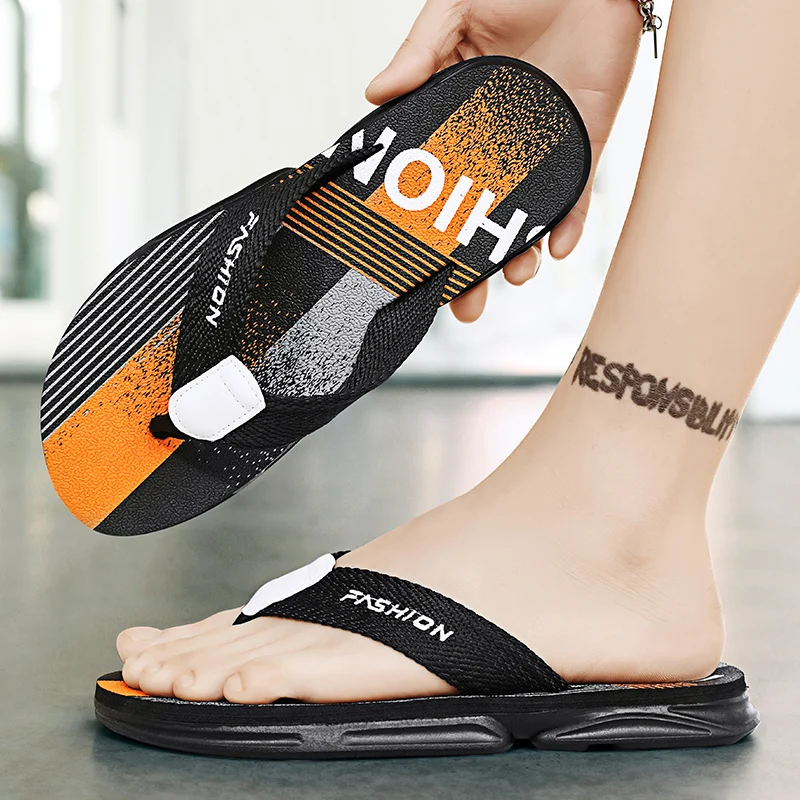 Color: ROYAL BLUE, Shoe Size: 41 - Summer Men's Flip-flops Massage Granule Men Slippers Comfortable Beach Sandals Men Casual Shoes House Flip Flops Bathroom Shoes