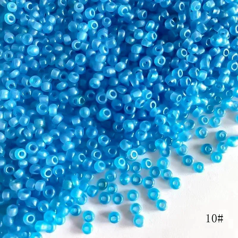 Color: PURPLE, Item Diameter: 2mm - 2mm 3mm 4mm Glass Seed Loose Beads Small Charms DIY Craft Bracelet Beads for Jewelry Making Supplies Necklace Accessories