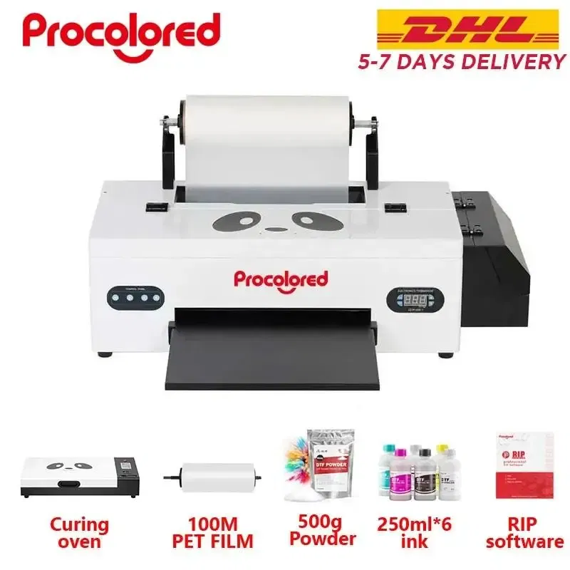 color: WHITE, Ships From: CHINA - New! 27+ Procolored F13 A3+ R1390 Dtf Printer Direct To Film Printing Machine With curing oven For T-Shirts And Textile