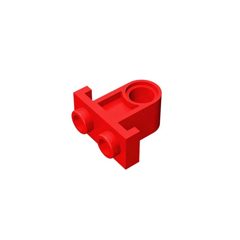 Color: Yellow - Gobricks GDS-938 Technical, Pin Connector Plate with One Hole compatible with lego 32529 DIY Educational Building Blocks Tech
