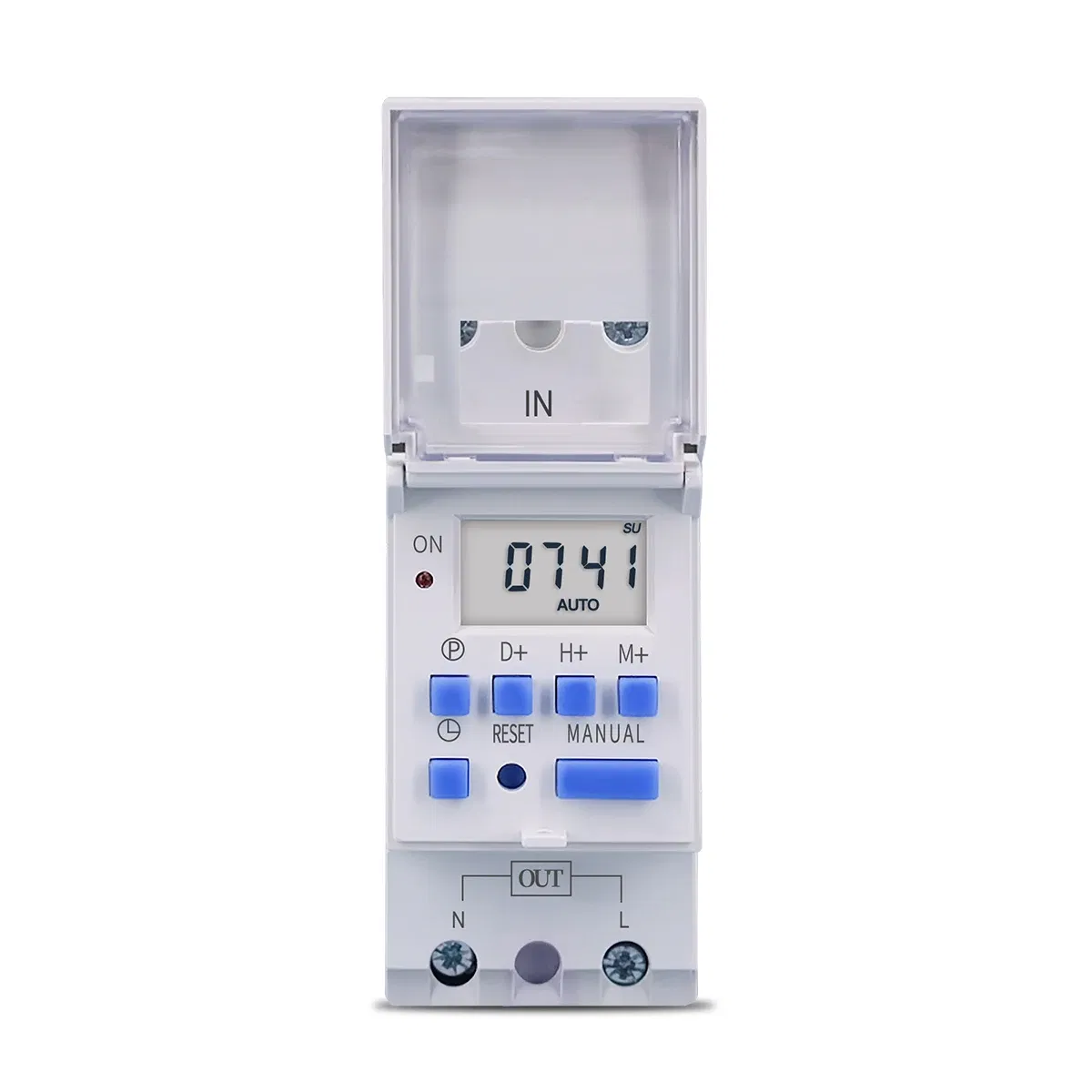 Size: Largest, Current Range: Current Range 1 - New type Din Rail 2 wire Weekly 7 Days Programmable Digital TIME SWITCH Relay Timer Control AC 220V 230V 12V 24V 48V 16A