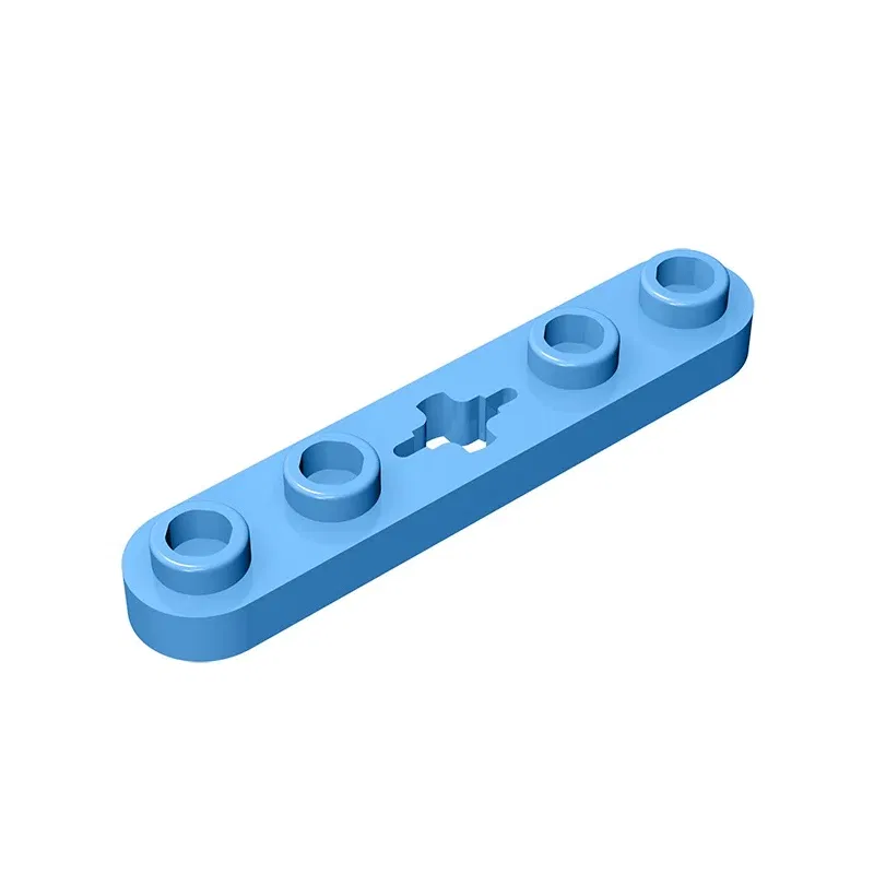 Color: VIOLET/?«?—?…° - Gobricks GDS-900 Plate 2 x 4 Technical, Plate 1 x 5 with Smooth Ends, 4 Studs and Center Axle Hole compatible with lego 32124