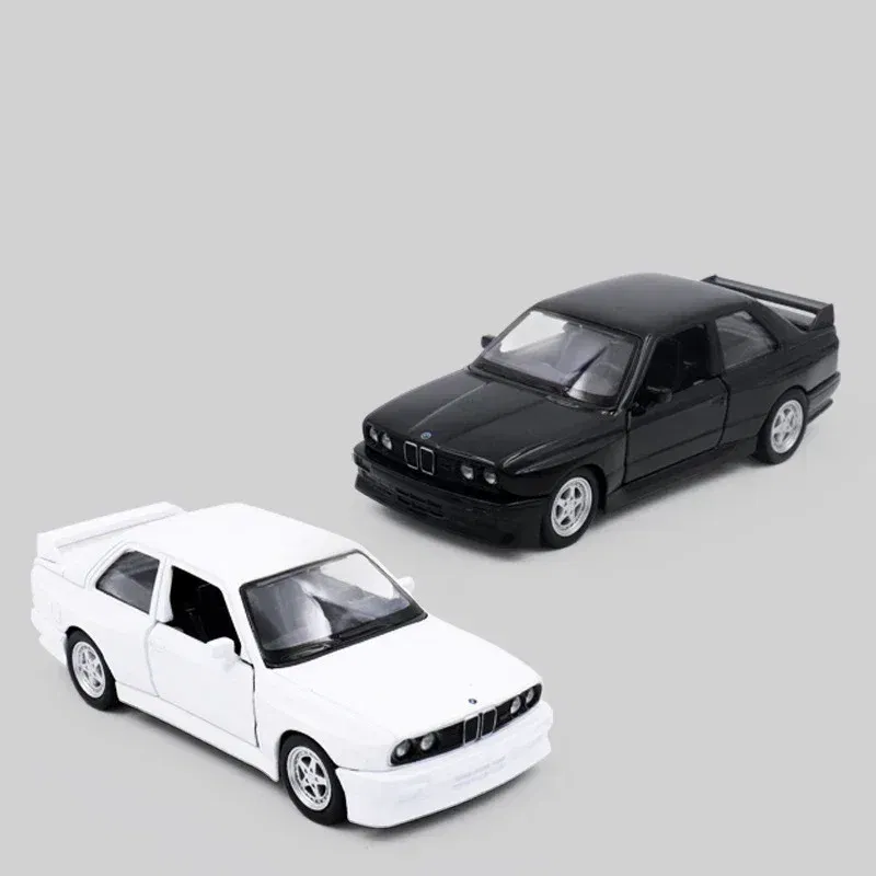 Color: Orange - 1:36 BMW M3 E30 1987 Porsche 911 Turbo Audi Quattro Metal Toy Alloy Car Diecasts & Toy Vehicles Car Model Model Car For Children