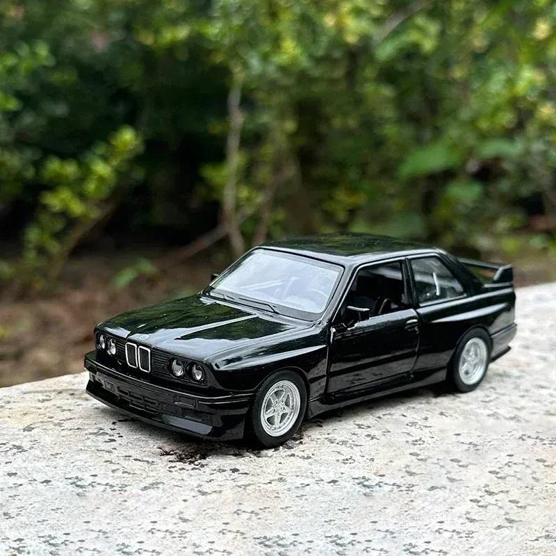 Color: Orange - 1:36 BMW M3 E30 1987 Porsche 911 Turbo Audi Quattro Metal Toy Alloy Car Diecasts & Toy Vehicles Car Model Model Car For Children