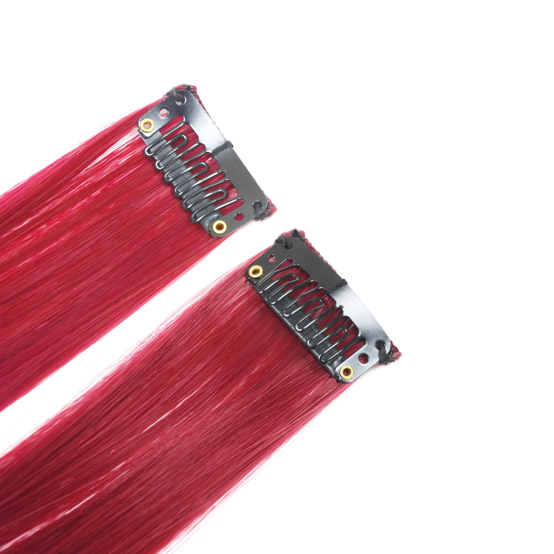 Color: OMBRE, Stretched Length: 22inches - 22" Long 37 Colors Synthetic Straight Hairpieces Hair Extensions Anti-flaming Clip In One Piece Synthetic Hair Extension