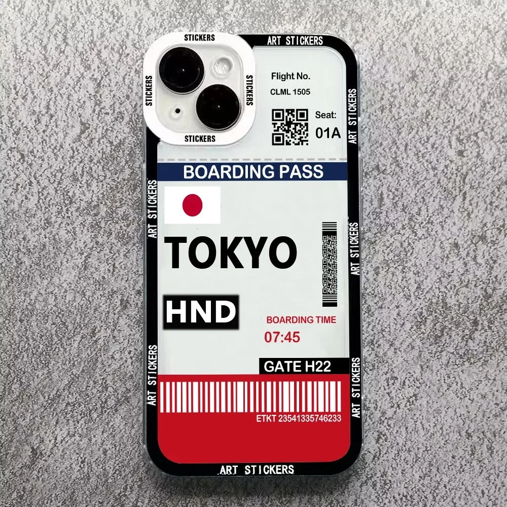 Color: Gold, Material: Denim - World City Travel Ticket Label Phone Case For Samsung Galaxy S10 S20 S21 S22 S23 S24 FE Plus Ultra Note 20 New York Paris