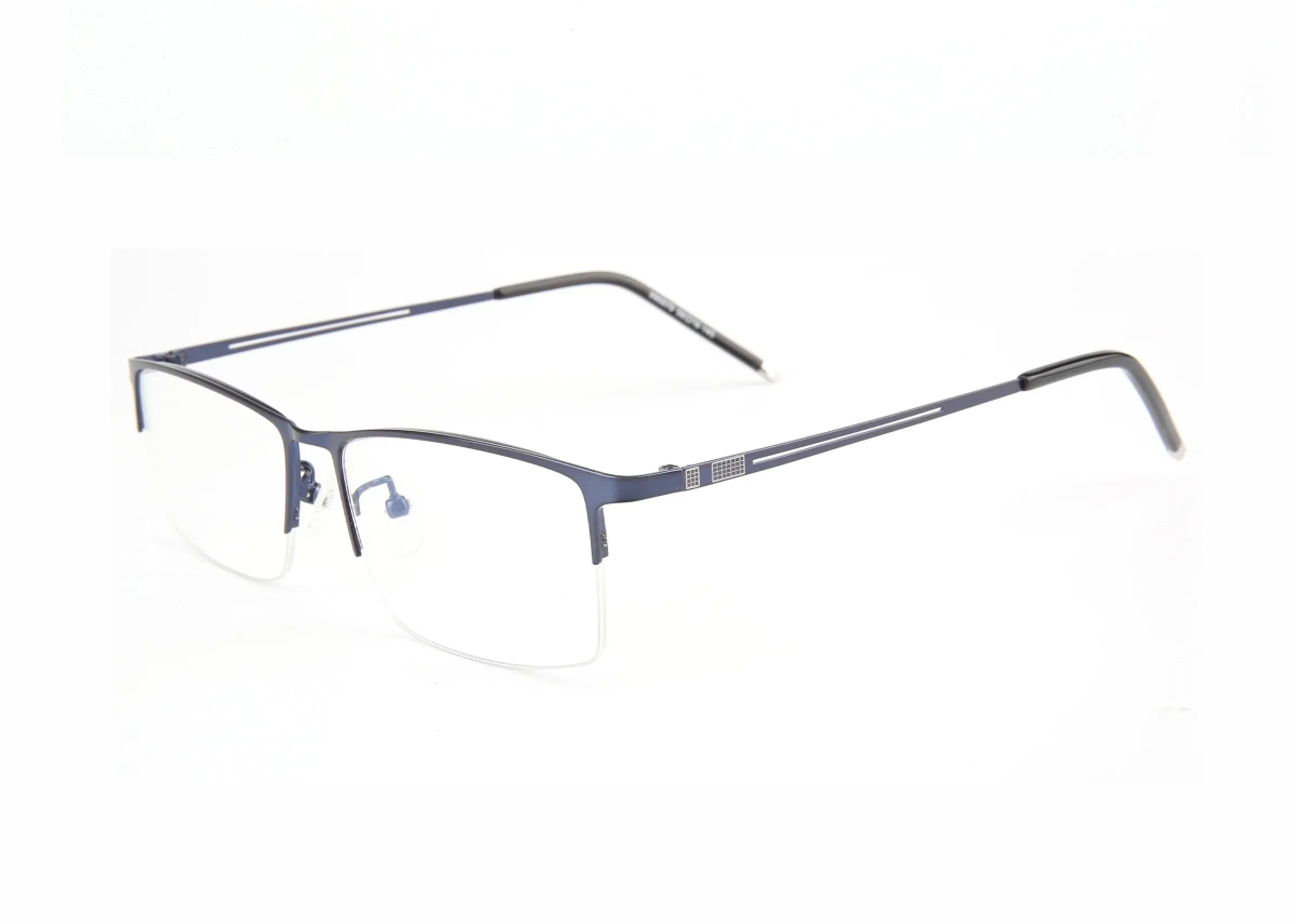 Frame Color: WHITE, Eye Prescription: +450 - Sun Photochromic Finished Myopia Glasses Women Men Metal Half Frame Chameleon Short-sight Eyewear0 -0.5 -0.75 -1.0  To -6.0