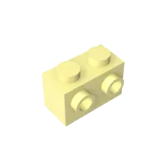 Color: Lavender - MOC PARTS DIY GDS-634 BRICK 1X2 W. 2 KNOBS compatible with lego 11211 children's toys Assembles Building Blocks Technical