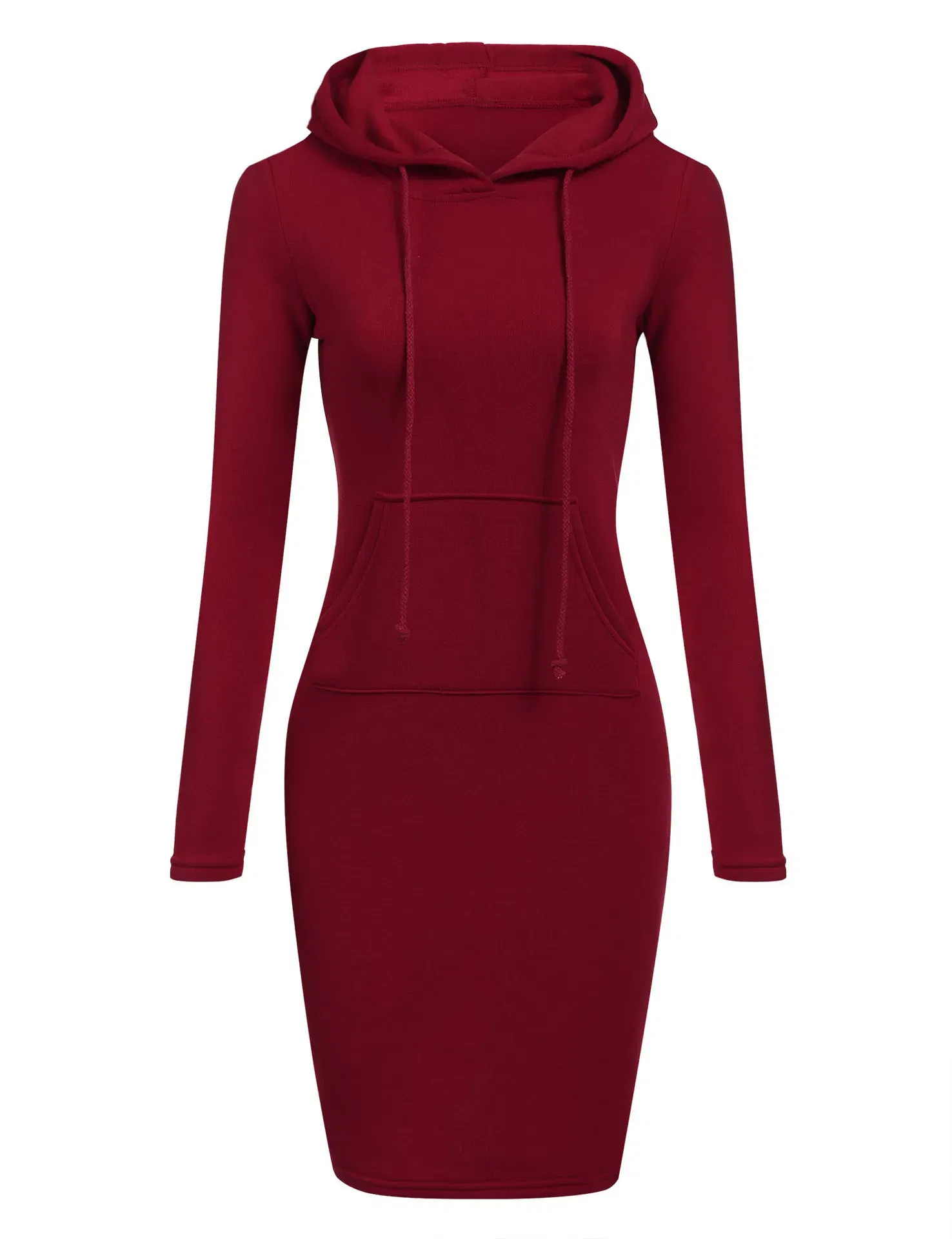 Color: Gold, Size: L - Ladies Dress Autumn Women Hooded Dresses Hoodies Women Sweatshirts Women Hoodies Dress Tops Ladies Clothing