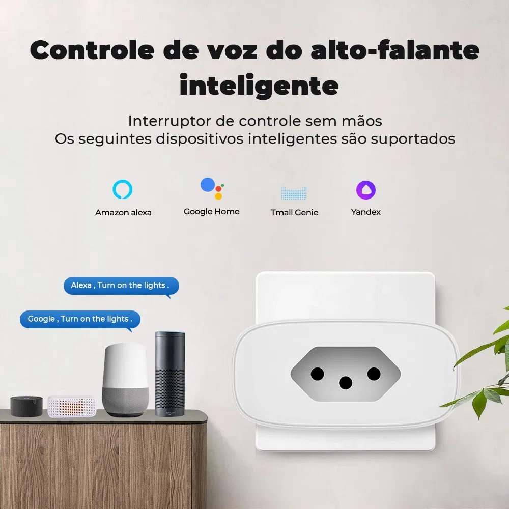 Color: Sky blue, Standard: UK Plug, Ships From: CHINA - Tuya Smart Plug WiFi/Zigbee 16A Brasil Version APP Power Monitor Socket Timing On/Off Voice Control Works With Alexa Google Home