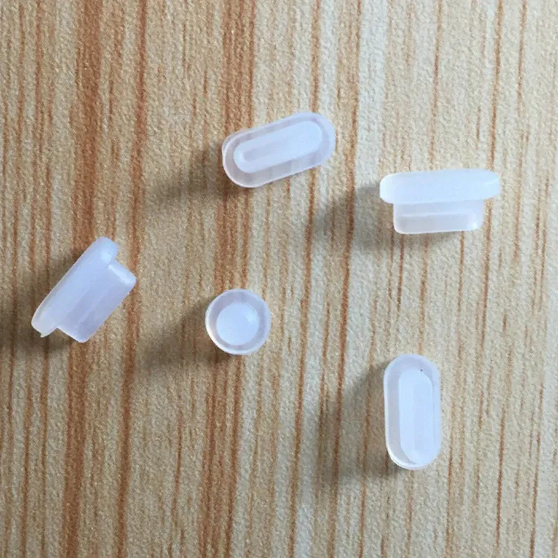 Color: green - 5pcs/set Silicone Data Port Anti Dustproof Plugs For MacBook Air 13 A1932 Touch Bar 13&15 Dust Plug Stopper Cover Set