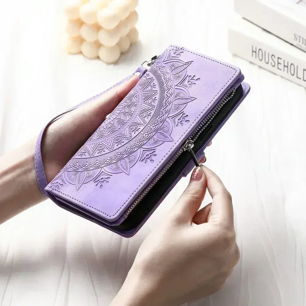 Material: PE, Color: PEACOCK BLUE - 13T 12T 11T Leather Case For Redmi Note 12 Pro Plus 5G Flip Case Crossbody Zip Book Funda Xiaomi Redmi Note 13 Pro 11 12s 13c 4G