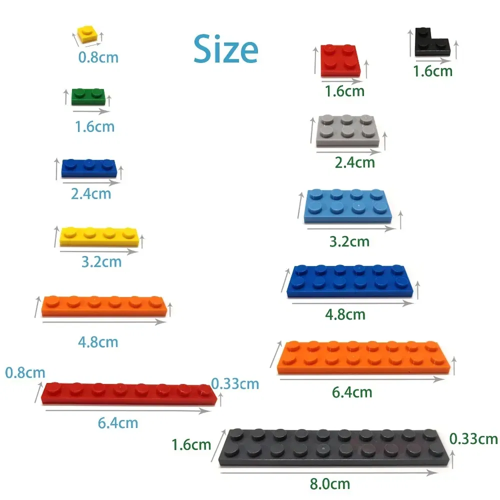 Color: Pink - 200pcs 1x4 Dots DIY Building Blocks Thick Figures Bricks Educational Creative Toys for Children Size Compatible With 3010