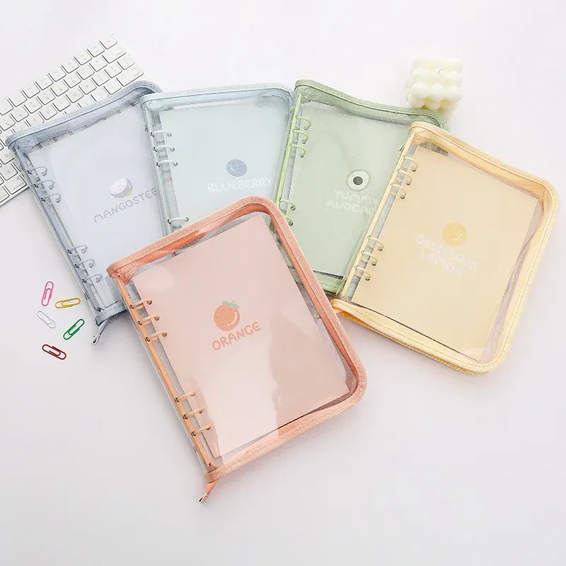 Color: black, Size: A5 - New Arrival 2023 Cute A5/A6 My Journal Agenda Notebook & DIY Photocard Binder Organizer Gift Book School Stationery