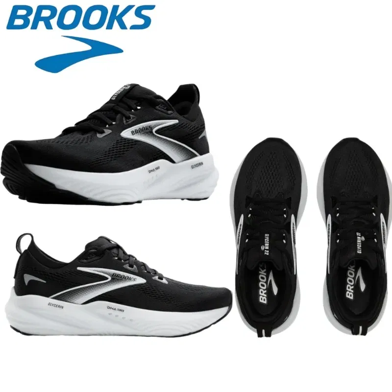 Color: Beige, Shoe Size: 41 - Brooks Women?™s &Men?™s Glycerin 22 Neutral Running Shoe Provides A Perfect Blend of Cushioning and Responsiveness