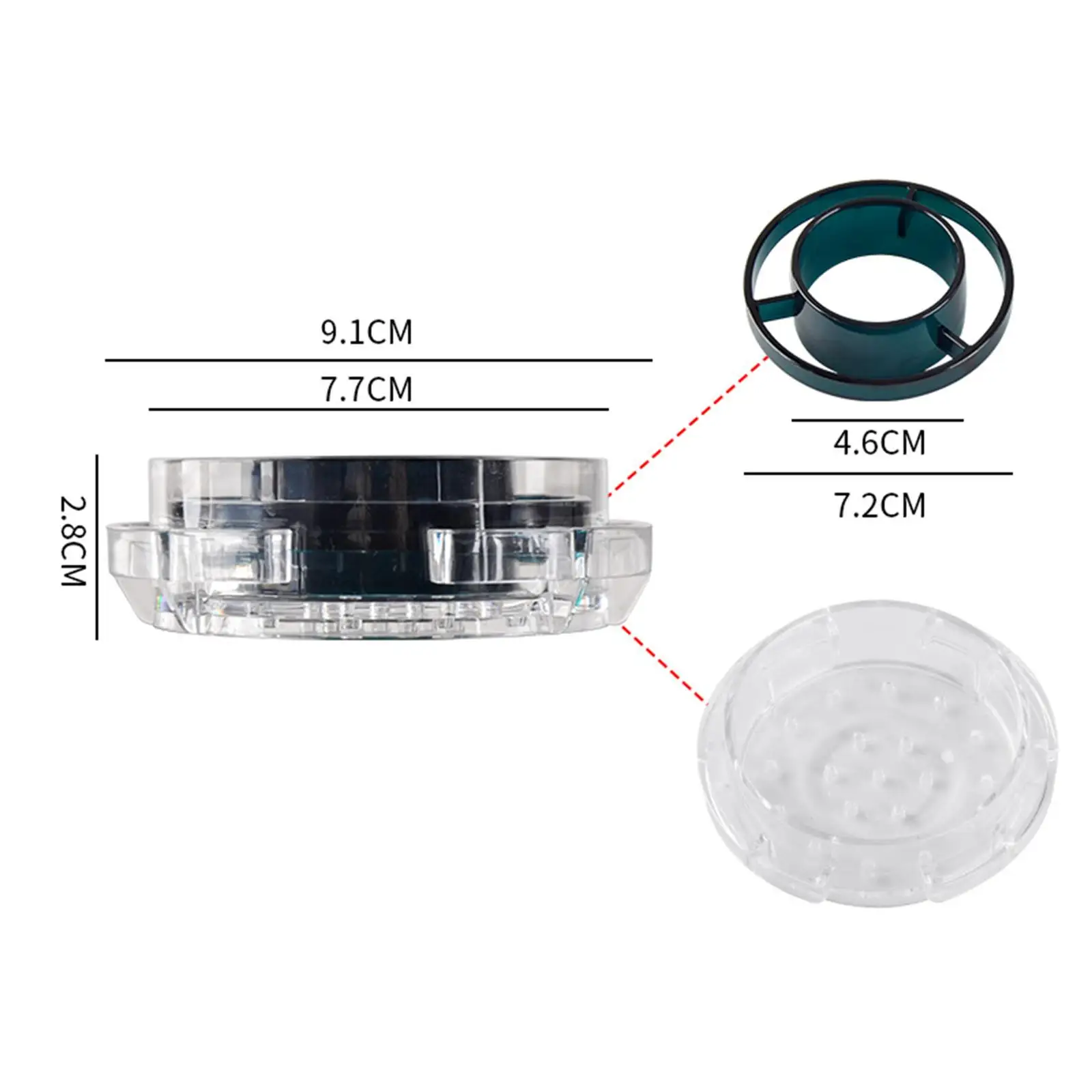 Pour Over Coffee Dripper Coffee Drip Shower Reusable 19 Hole for Cafe