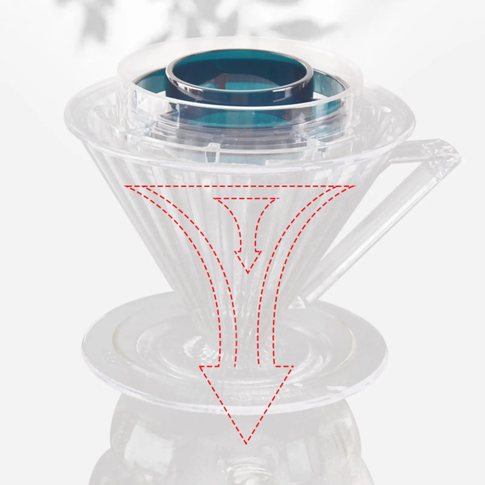 Pour Over Coffee Dripper Coffee Drip Shower Reusable 19 Hole for Cafe