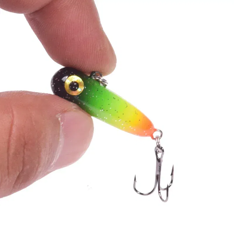 Color: WHITE - 1 Pc Sinking Pencil Fishing Lure 3cm 2.8g Miniature Jigs Wobblers Plastic Artificial Hard Bait for Bass Trout Fishing Tackle