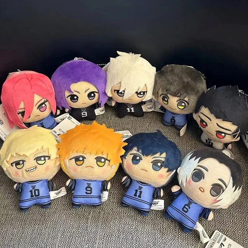 Color: WHITE, Height: 11cm-30cm - 10cm Mini BLUE LOCK Plush Stuffed Doll Seishiro Nagi Isagi Yoichi Chigiri Bachira Meguru Doll Pendant Keychain Toy For Gift