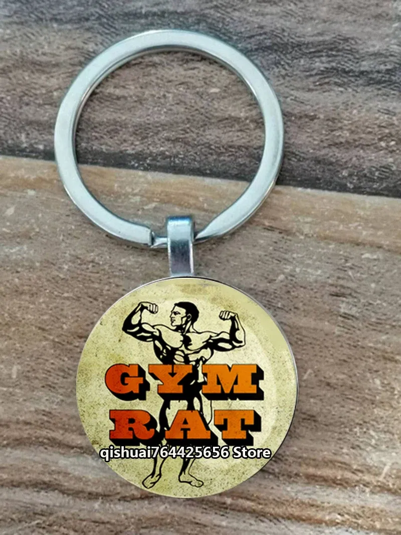 Color: Ivory - Gym Keyring Keychain Suitable For Bodybuilding Athletes Heavy Men Boys Bodybuilding Sports Unisex Men Tactical Rock Keyring Keyc