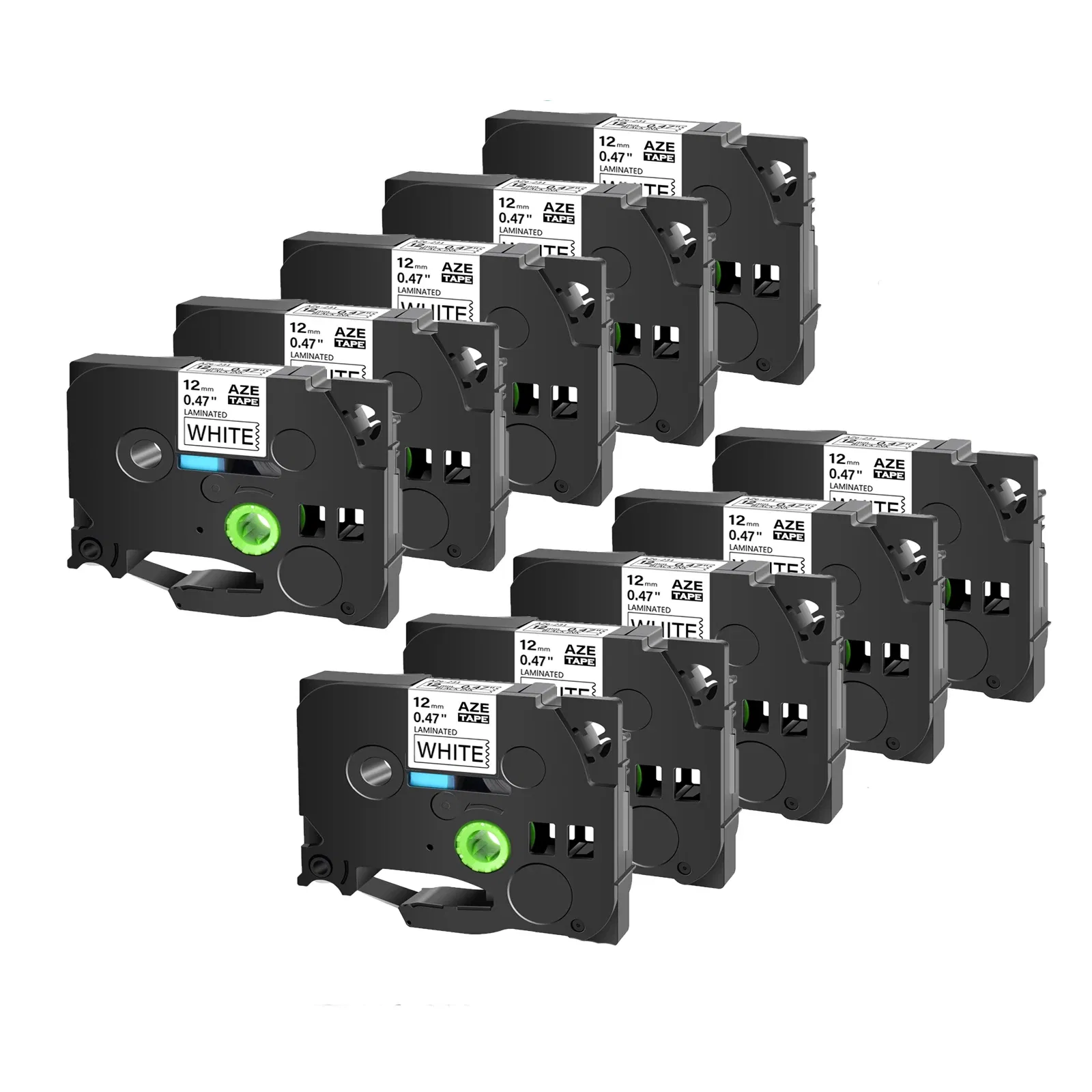 Color: LC, Width: 24mm - Greencycle 10PK TZe 231 Label cassettes Compatible for Brother Ptouch Printer Black on white Label tape 6mm 9mm 12mm 18mm 24mm