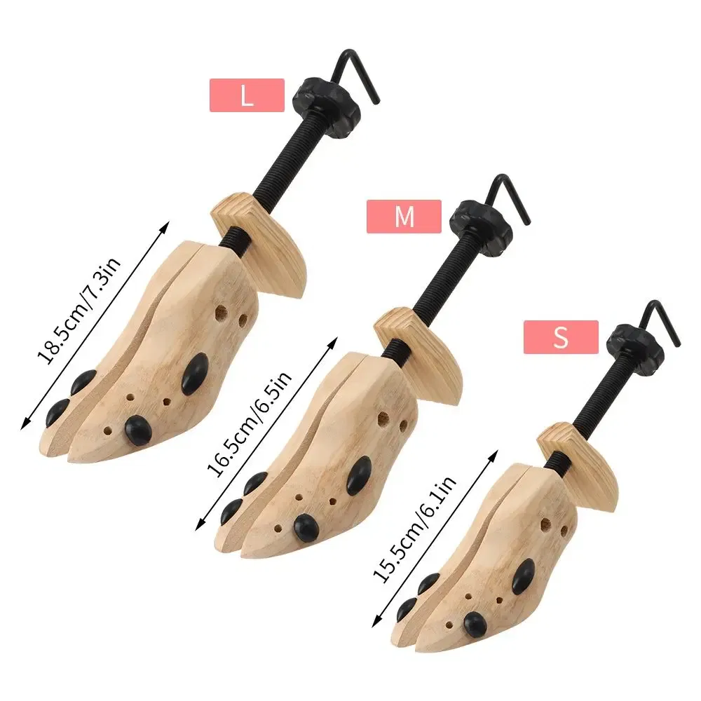 Color: Blue, Ships From: CN - Shoe Care Home Supply S-L Size Shoe Accessories Wooden Adjustable Boot Expander Shaper Flats Pumps Shoe Stretcher