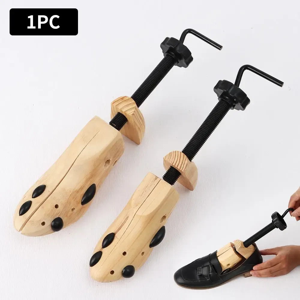 Color: Blue, Ships From: CN - Shoe Care Home Supply S-L Size Shoe Accessories Wooden Adjustable Boot Expander Shaper Flats Pumps Shoe Stretcher