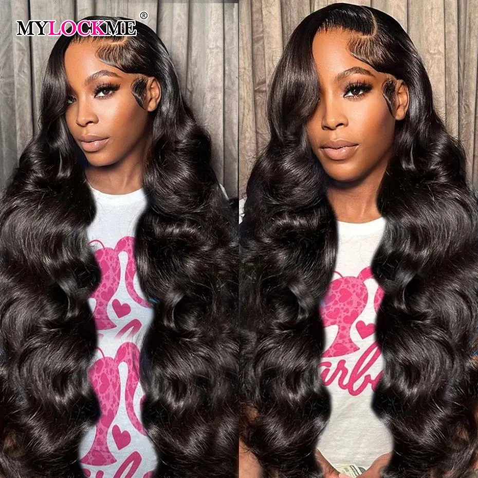 Color: Natural Color, Ships From: CHINA, Stretched Length: 30Inches, Density: 150% - Body Wave 4x4 Glueless HD Lace Closure Wigs For Women 13x4 13x6 Human Hair Wig Brazilian Transparent Lace Front Wig Pre Plucked