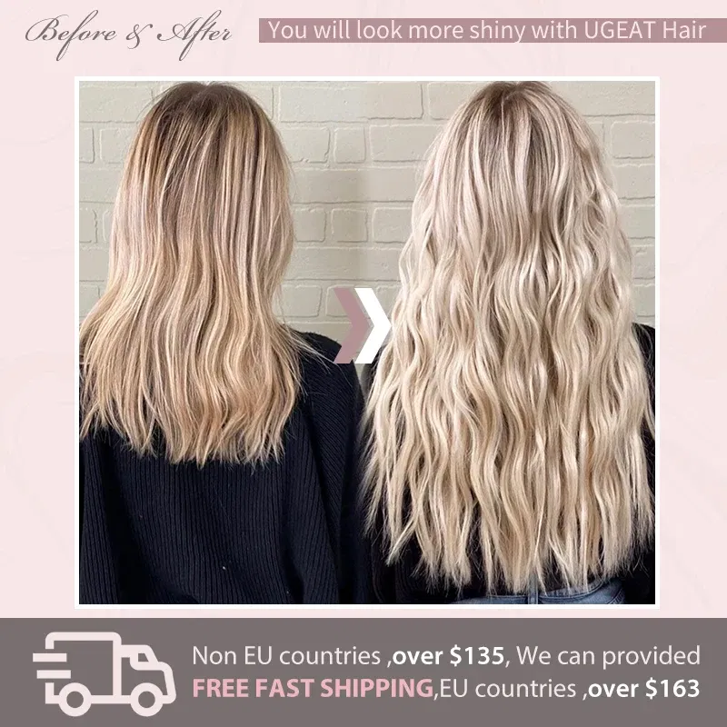 Color: T400/Burg, Length: 22 inches, Weight Per Package: 120g/Set - [16 Colors] Ugeat Clip in Hair Extensions Human Hair 14-22" Double Weft Remy Hair Full Head Clip in Extensions for Woman 7Pcs