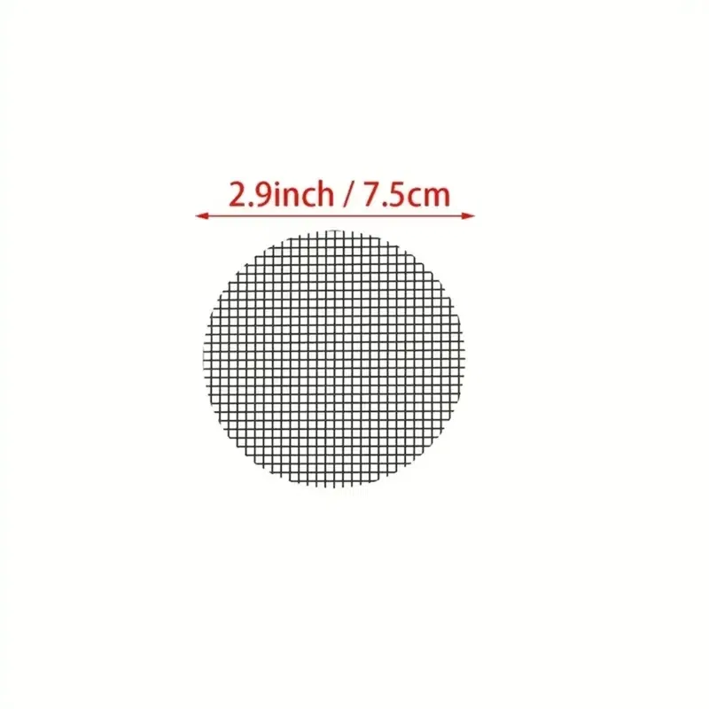 Color: Red, Sheet Size: S - Pot Hole Mesh Pad Mat Grid Round Drainage Hole Screen for Pot Bottom Prevent Soil Loss Anti Bonsai Flower Plant Gardening Tools