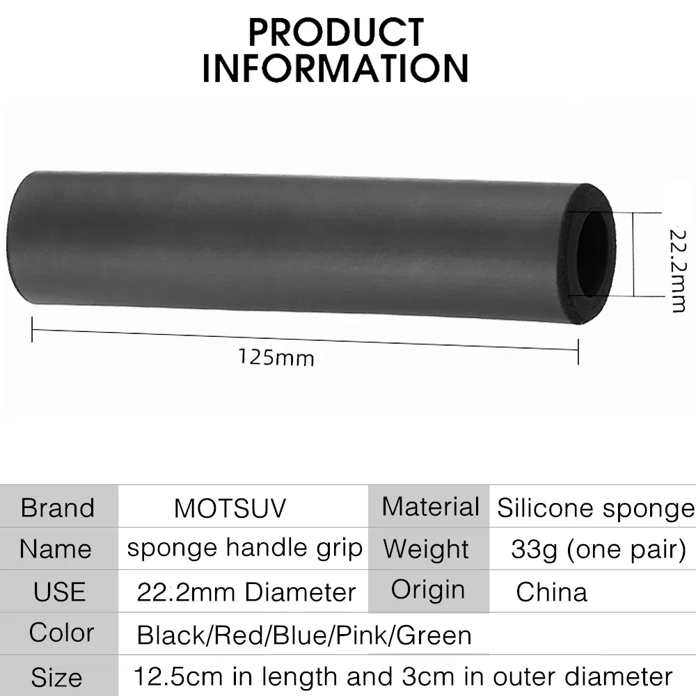 Color: Pink, Ships From: CHINA - MOTSUV Bicycle Girps Ultra Light Silicone Material Handlebar Girps High Density MTB Bike Handlebar Anti-slip Cycling Grip Cover