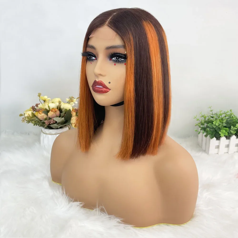 Hair Color: #99J, Stretched Length: 10inches, Density: 100% - 250% Density Super Double Drawn Bob Wig Human Hair Gray Brazilian Straight 2x6 Glueless Lace Closure Wigs For Women Pre Plucked