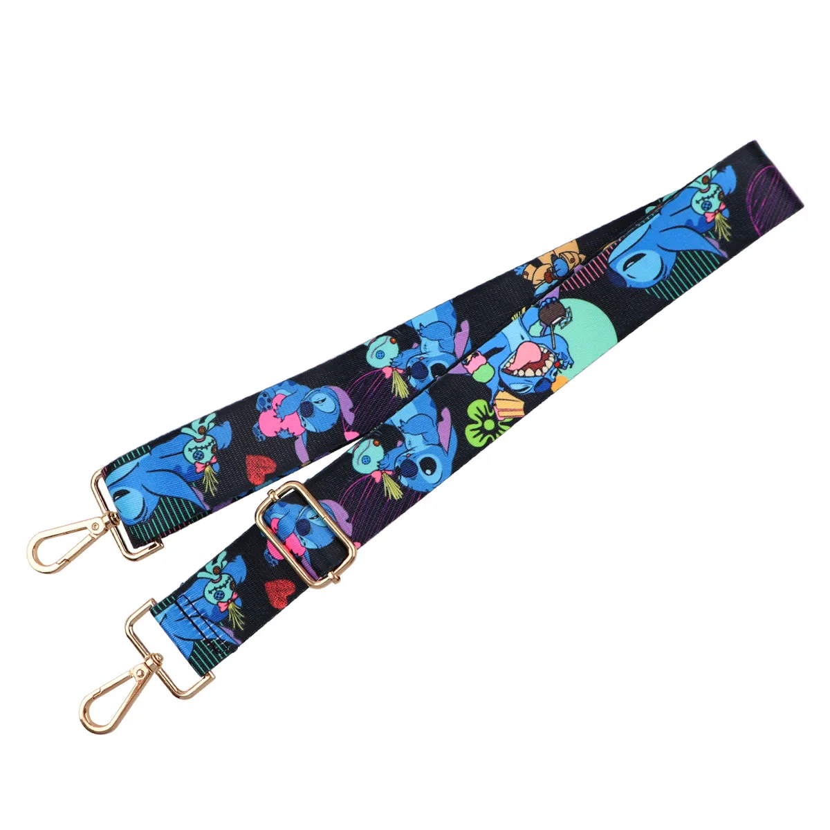 Color: Silver - Cute Cat StitchLadies Messenger Bag Shoulder Strap Bag Strap One Shoulder Adjustable Shoulder Strap Accessories Bag Strap
