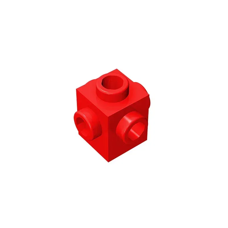 Color: Olive Green - Gobricks GDS-650 BRICK 1X1 W. 4 KNOBS compatible with lego 4733 children's DIY Educational Building Blocks Technical