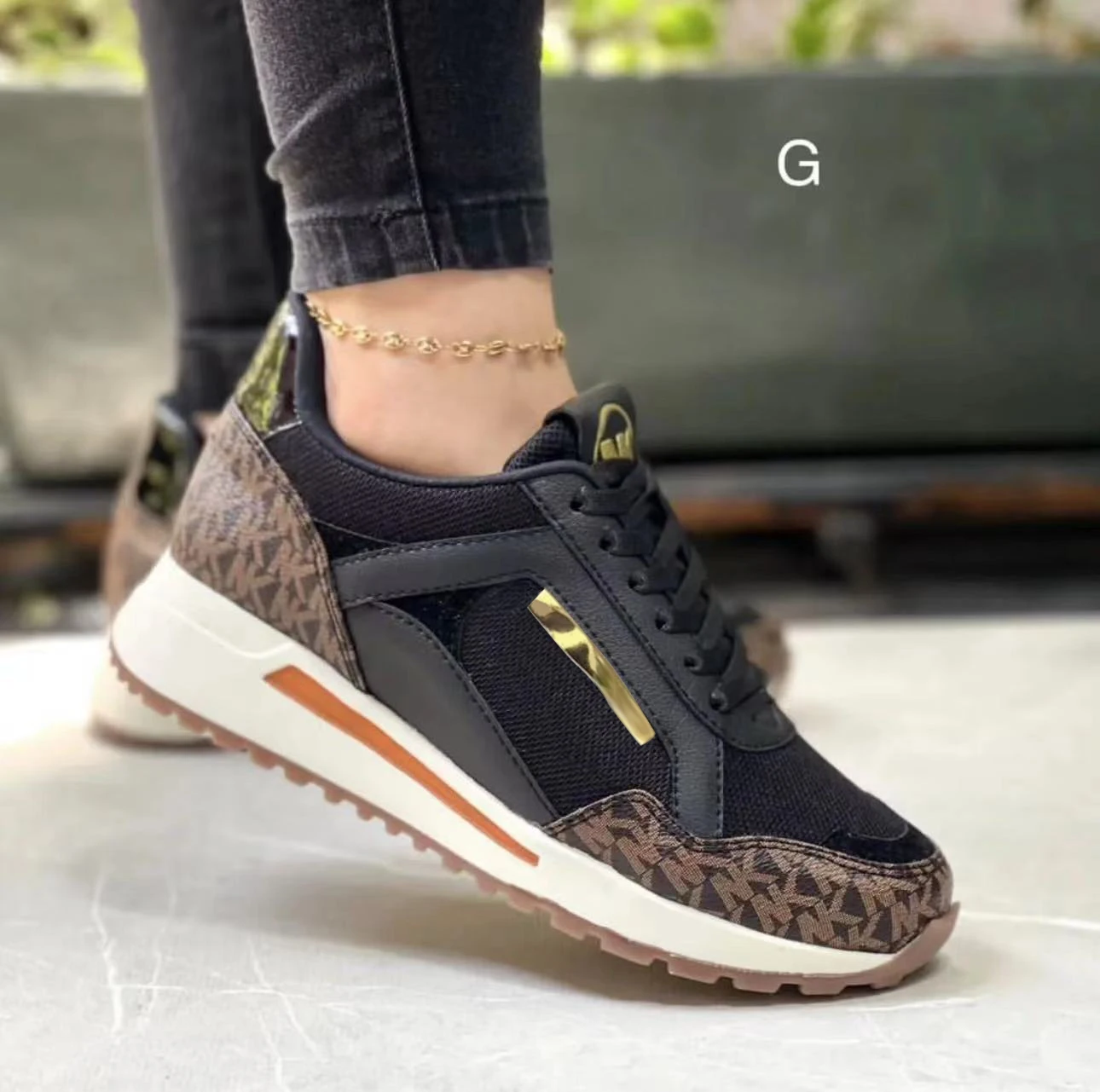 Color: GRAY, Shoe Size: 37 - 2024  Women Shoes Spring New Fashion Wedges Casual Sneakers Female Platform Black White Women's Vulcanize Shoes