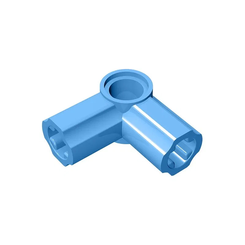 Color: light green - Gobricks GDS-921 Technical, Axle and Pin Connector Angled #6 - 90 degrees compatible with lego 32014 pieces of children's DIY