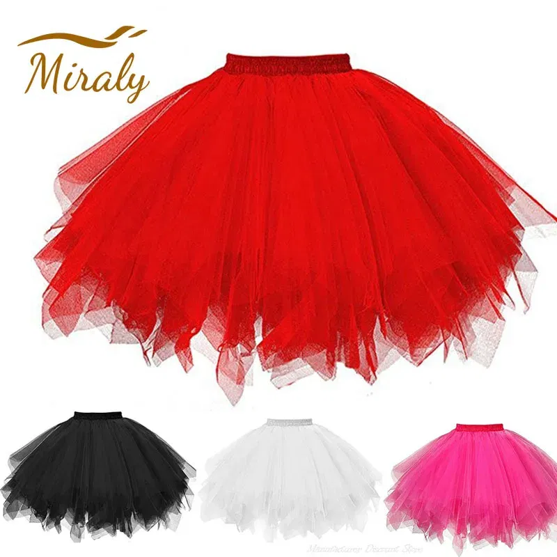 Color: WHITE, Size: S - Fashion New Women's Tutu Skirt Rockabilly Petticoat for Carnival Costumes Tutu Underskirt Adul tDance Skirt Ballet Skirt Cosplay