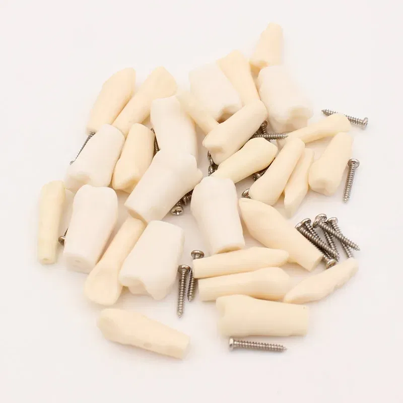 Color: Black - 10Pc Dental Tooth Model Endodontic Root Canal Block RCT Practice Pulp Cavity Dentistry Replace Resin Teeth Endo Training Student