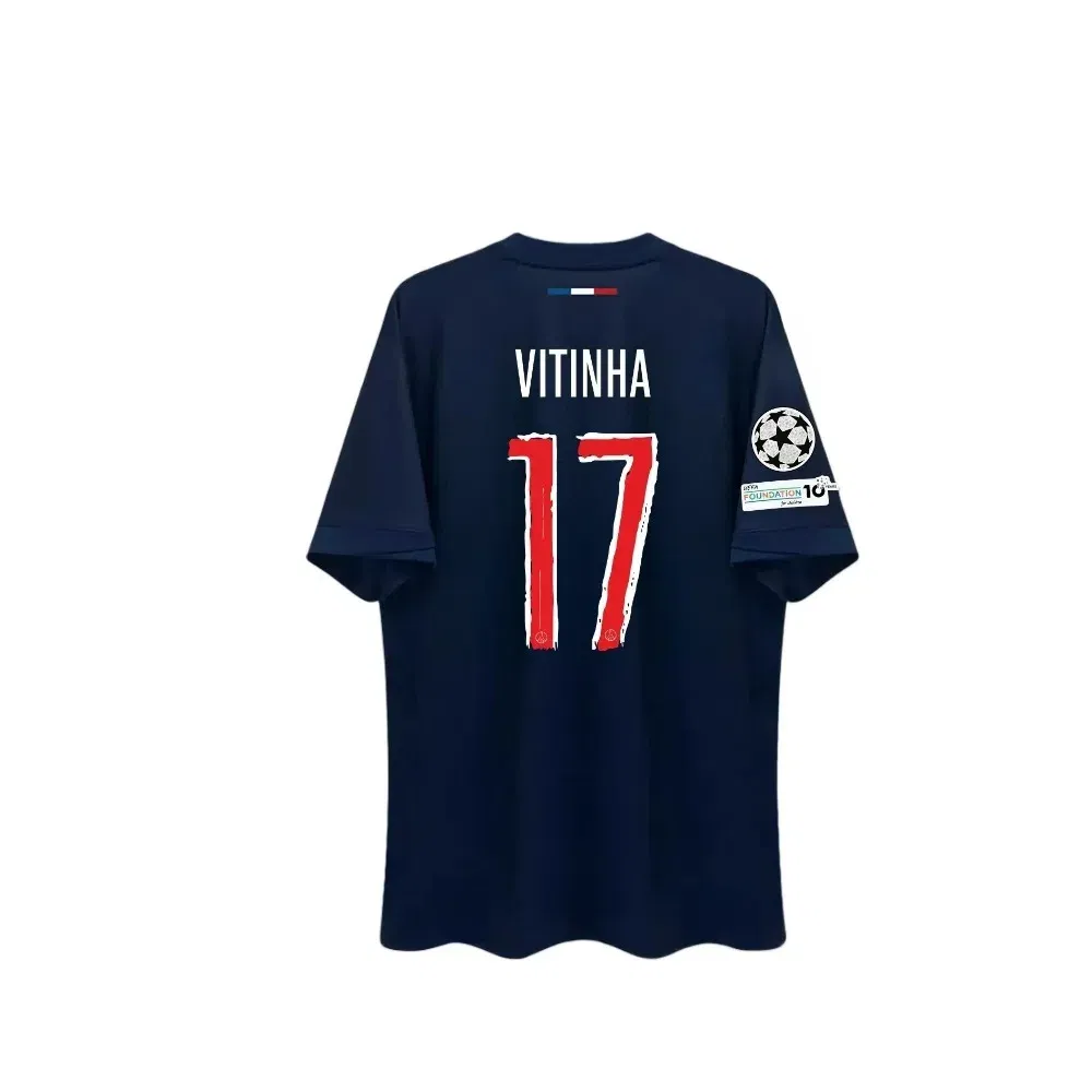 Color: GRAY, Size: Mother 6XL - Paris Saint Germain Champion Men's 3D Printed Sports Fast Drying Breathable T-shirt Football T-shirt Family Children's T-shirt