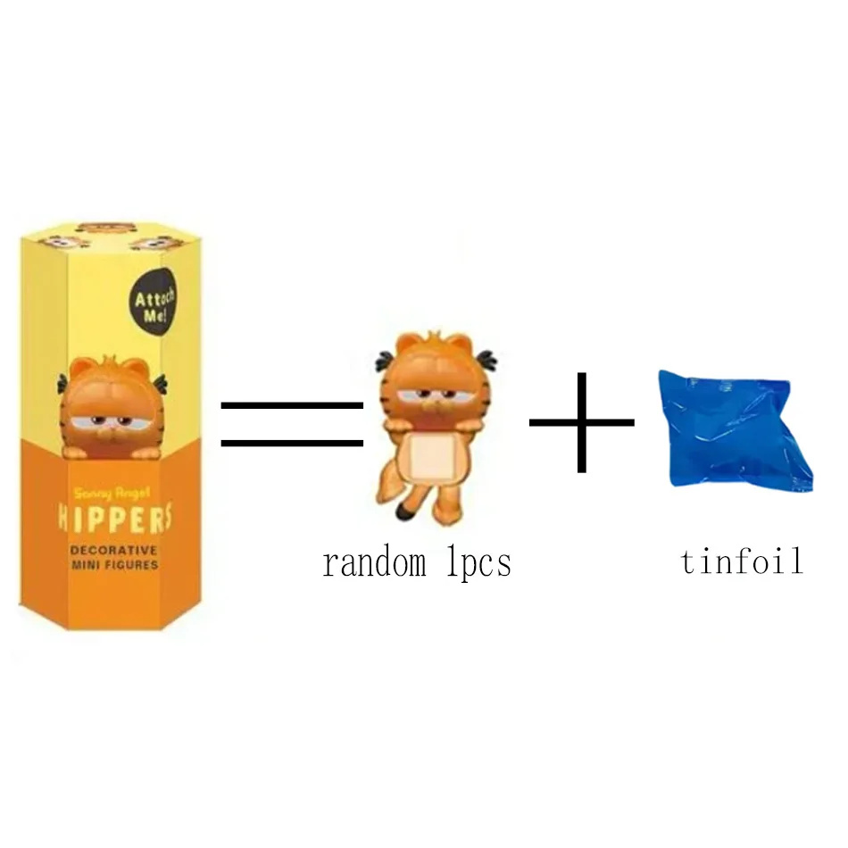 Color: Blue - Nieuwe Garfield Sonny Angel Blind Box Capybara Anime Figuren Ornamenten Poppen Fans Kinderen Kerstcadeau