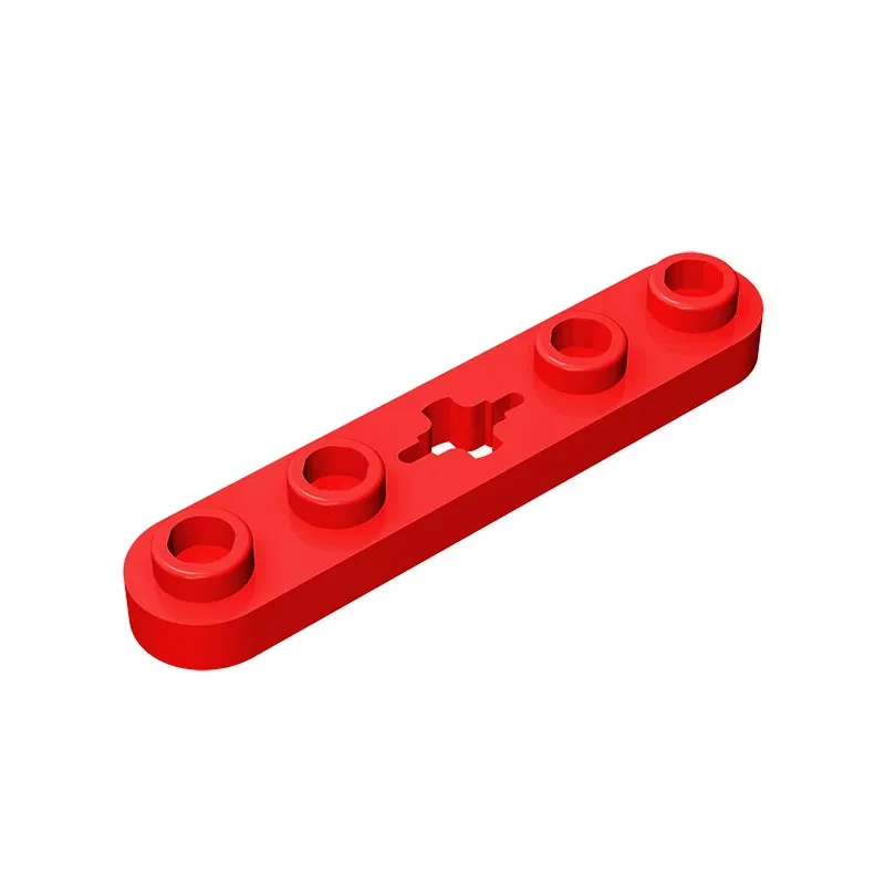 Color: Chocolate - Gobricks GDS-900 Plate 2 x 4 Technical, Plate 1 x 5 with Smooth Ends, 4 Studs and Center Axle Hole compatible with lego 32124