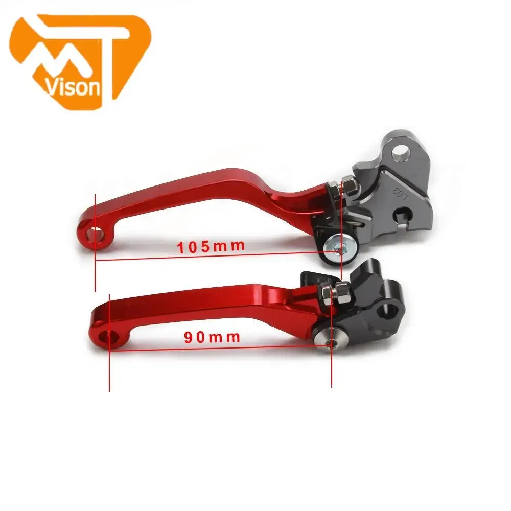 Color: Black - Motorcycle CNC Brake Clutch Lever Handle For HONDA CRF150F CRF230F 2003-2019 CRF250F 2019-2022 CRF 150F 230F 250F